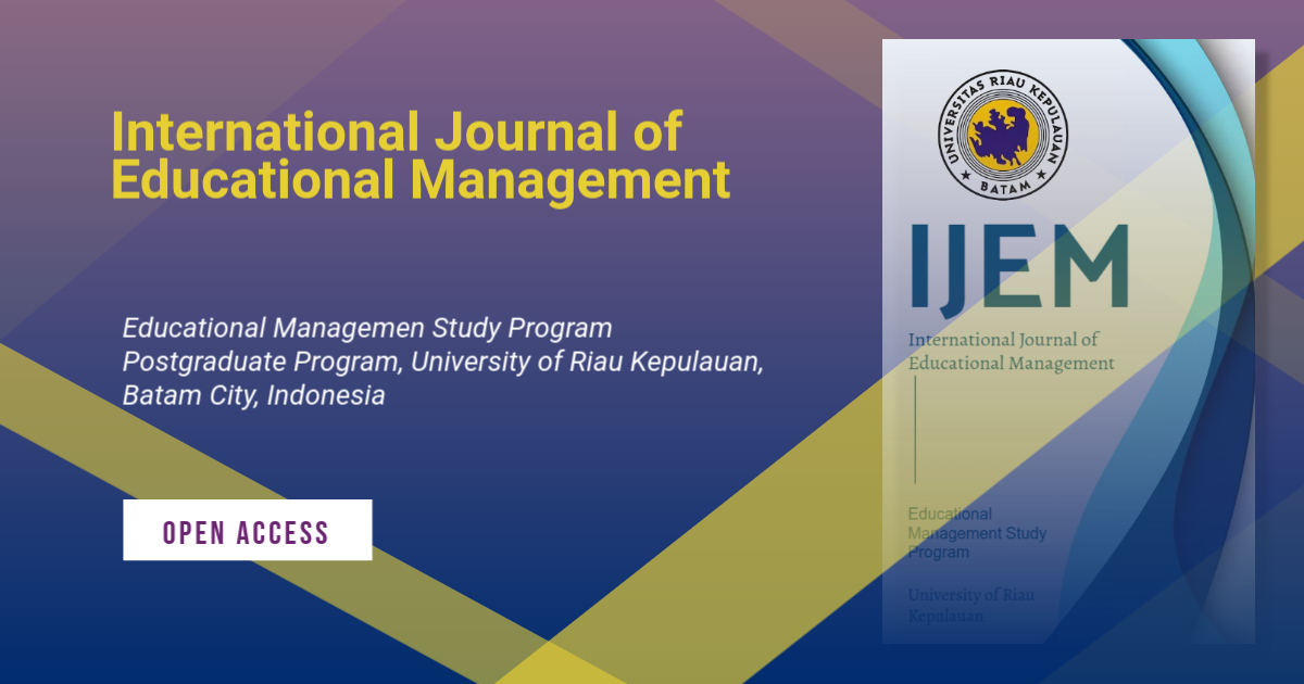 					View Vol. 1 No. 1 (2025): INTERNATIONAL JOURNAL OF EDUCATIONAL MANAGEMENT
				
